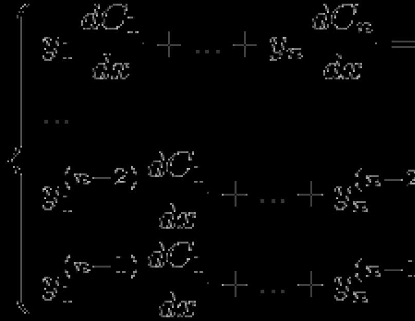 Linear differential equations method of variation of an arbitrary constant.  Solving linear inhomogeneous differential equations of higher orders by the Lagrange method.  Social transformations.  State and Church